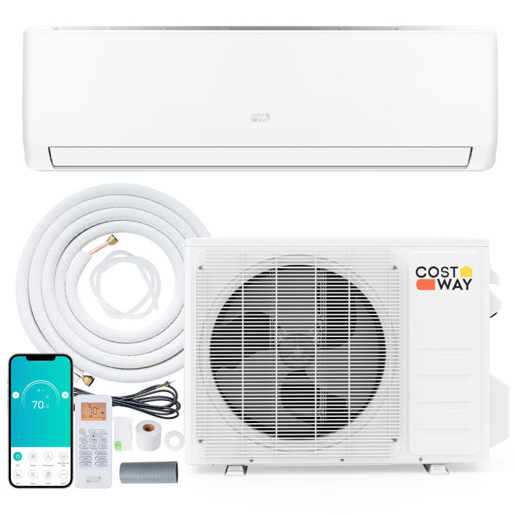 EcoGuard Series 18000 BTU 21 SEER2 208-230V Mini Split Air Conditioner and Heater