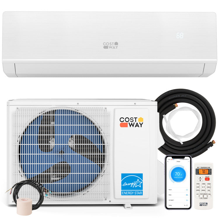 SEERXtreme Series ENERGY STAR Certified 18000 BTU 25 SEER2 208-230V Mini Split Heat Pump Heating at -13°F