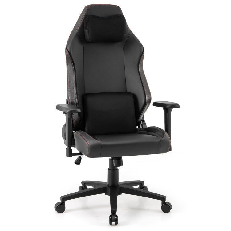 Ergonomic High Back Computer Chair with Magnetic Headrest and Lumbar Pillow