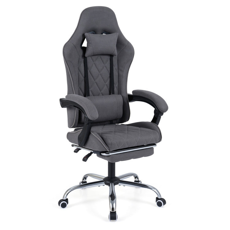 Gaming Chair Height Adjustable Computer Chair with Headrest and Lumbar Support