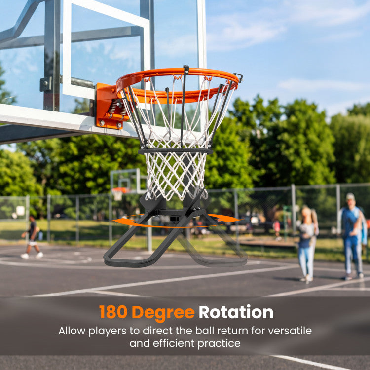 Heavy-Duty Basketball Return Attachment with 6 Sturdy Hooks