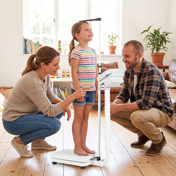 Digital Height and Weight Scale with Height Rod 400 lbs & LED Display