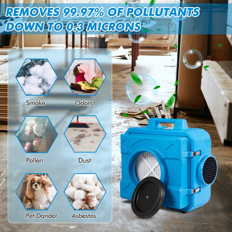 Industrial Commercial Air Scrubber with Efficient Odor Eliminator