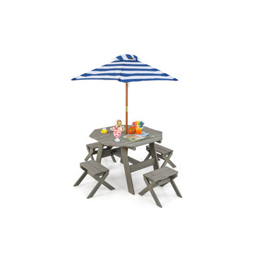 Kids Wooden Table Set for Children Aged 3+ Years