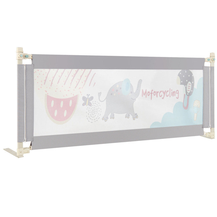 Vertical Lifting Baby Bed Rail with Lock