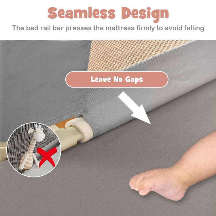 Vertical Lifting Baby Bed Rail with Lock