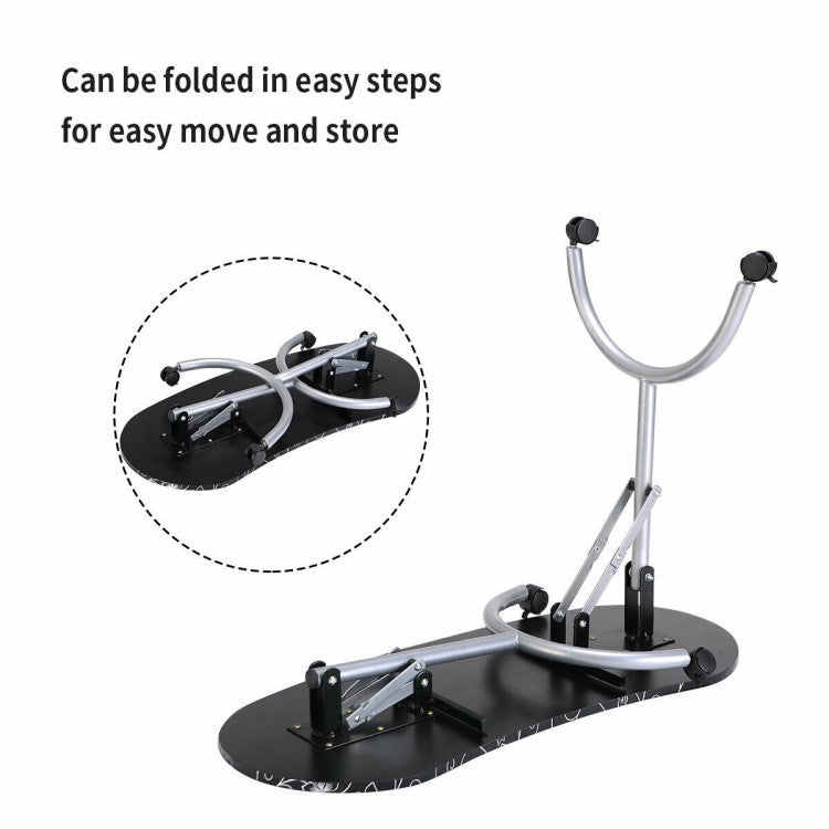 Foldable Portable Manicure Table with Drawer Casters and Cushion