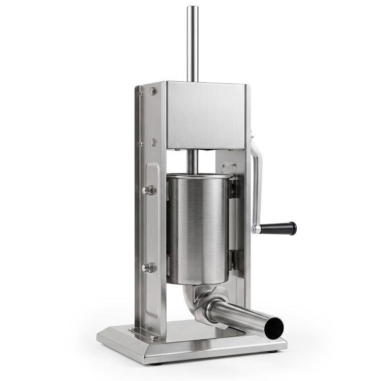 Manual Sausage Stuffer with 2 Speeds & 4 Stuffing Tubes for Commercial Home