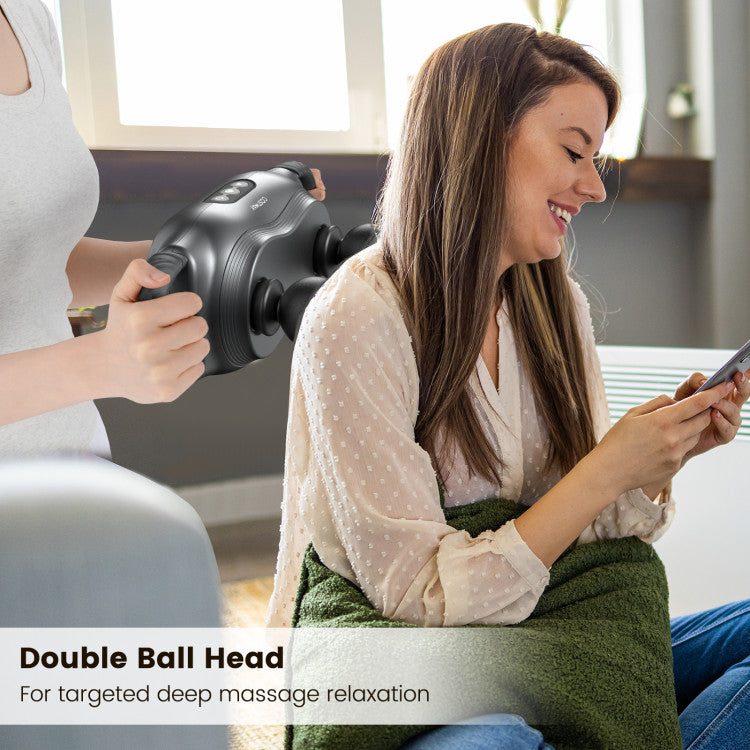 Massage Gun Deep Tissue with 3 Switchable Massage Heads and 3 Modes