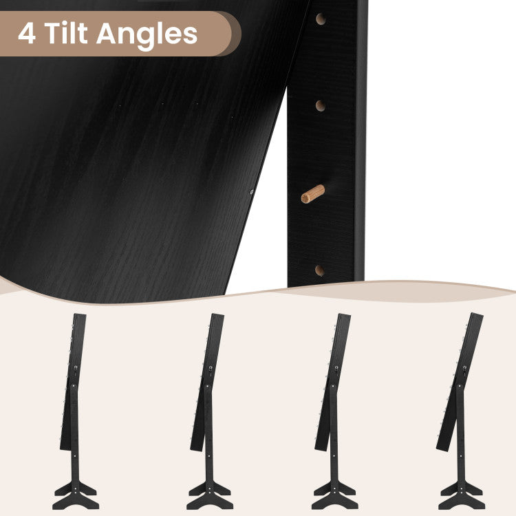 Mirror Jewelry Cabinet with 20 Warm Lights and 4 Tilt Angles