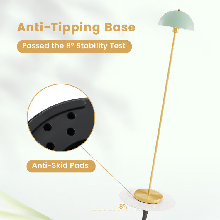 Modern Standing Lamp with Lamp Head and Foot Switch