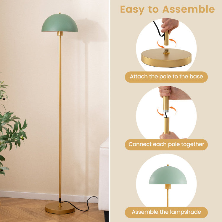 Modern Standing Lamp with Lamp Head and Foot Switch