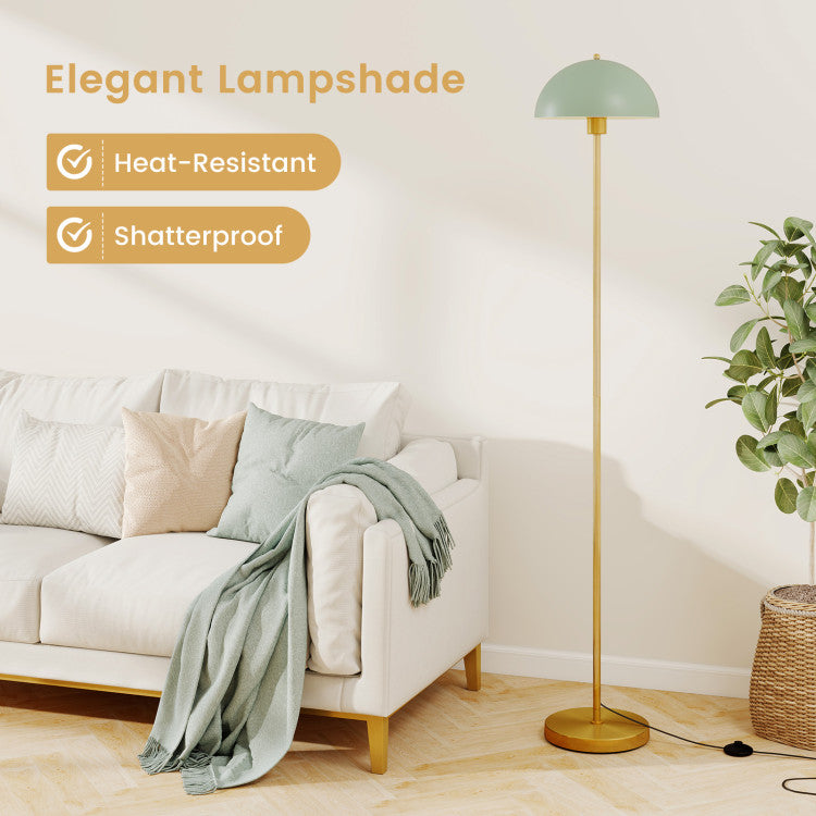 Modern Standing Lamp with Lamp Head and Foot Switch