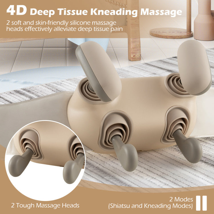 Neck Shoulder Massager with 2 Heat Levels for Pain Relief
