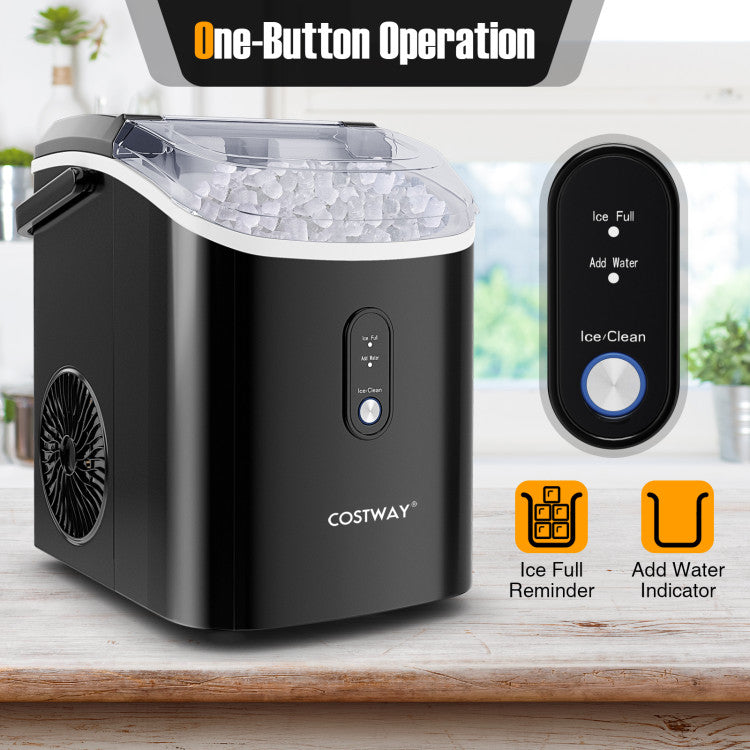 Nugget Countertop Ice Maker with Soft Chewable Pellet Ice