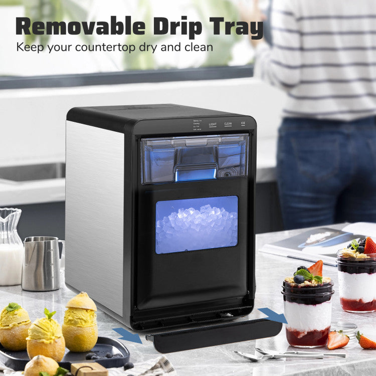 CNN best tested-Nugget Ice Maker Countertop with Soft Chewable Pellet