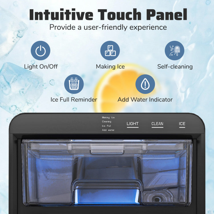 CNN best tested-Nugget Ice Maker Countertop with Soft Chewable Pellet