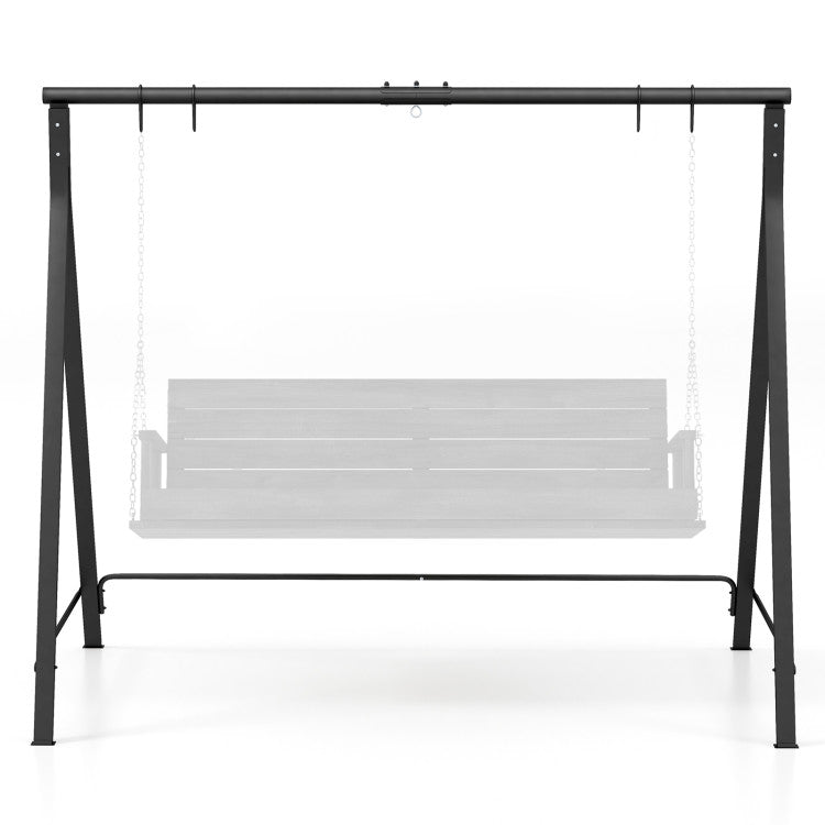 Patio Metal Swing Stand with A-Shaped Structure