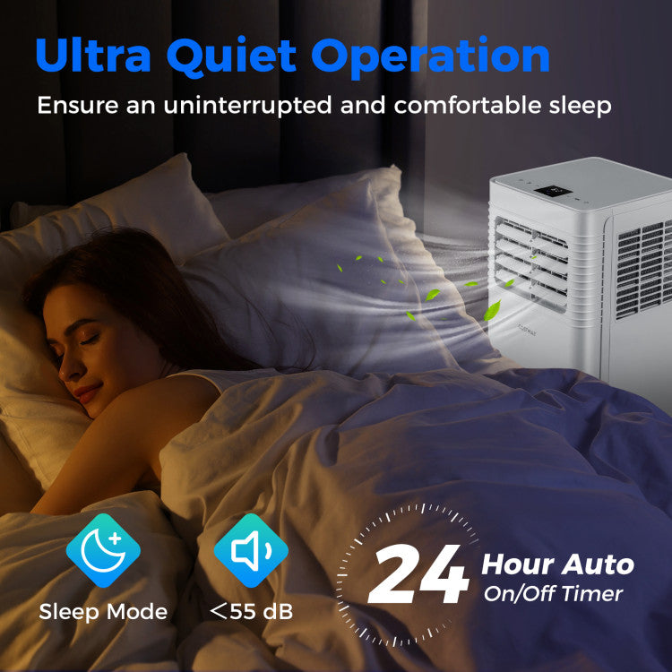 8000/9000 BTU Portable Air Conditioner 3 in 1 AC Unit with Fan and Dehumidifier