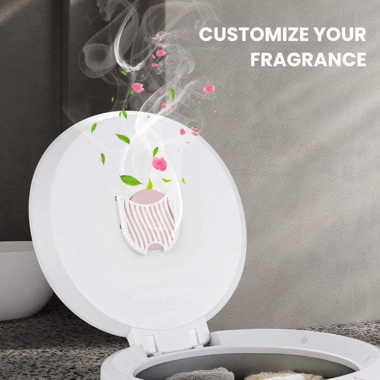 Portable Spa Hot Towel Heater with Flip-top Lid and Fragrance Holder