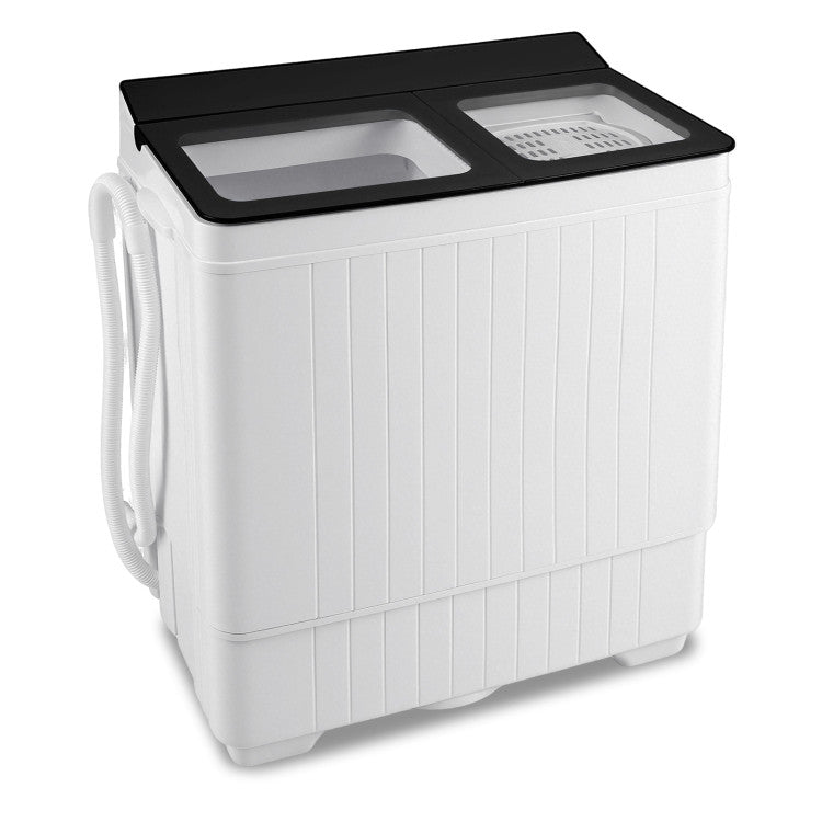 Portable Washing Machine with 18 LBS Washer and 8 LBS Spinner Combo