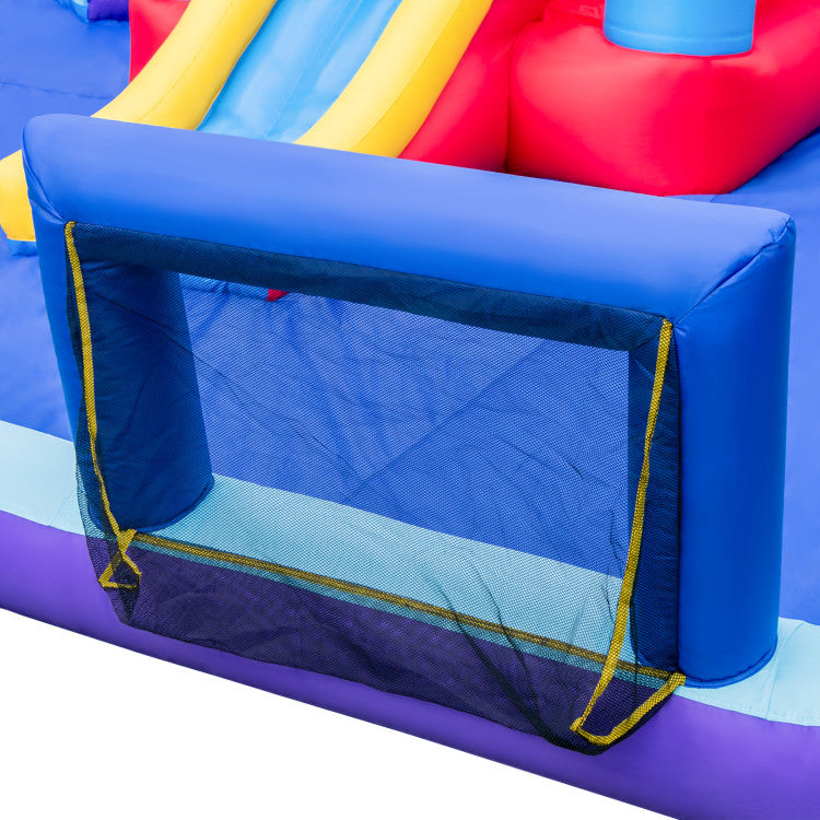 Rocket Theme Inflatable Water Slide Park