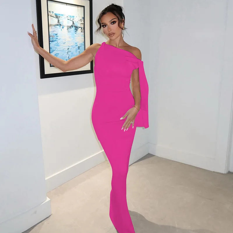 Product Title Hugcitar Solid O-Neck Sleeveless Patchwork Bodycon Maxi Dress - Sexy Summer Prom, Party & Y2K Festival Clubwear