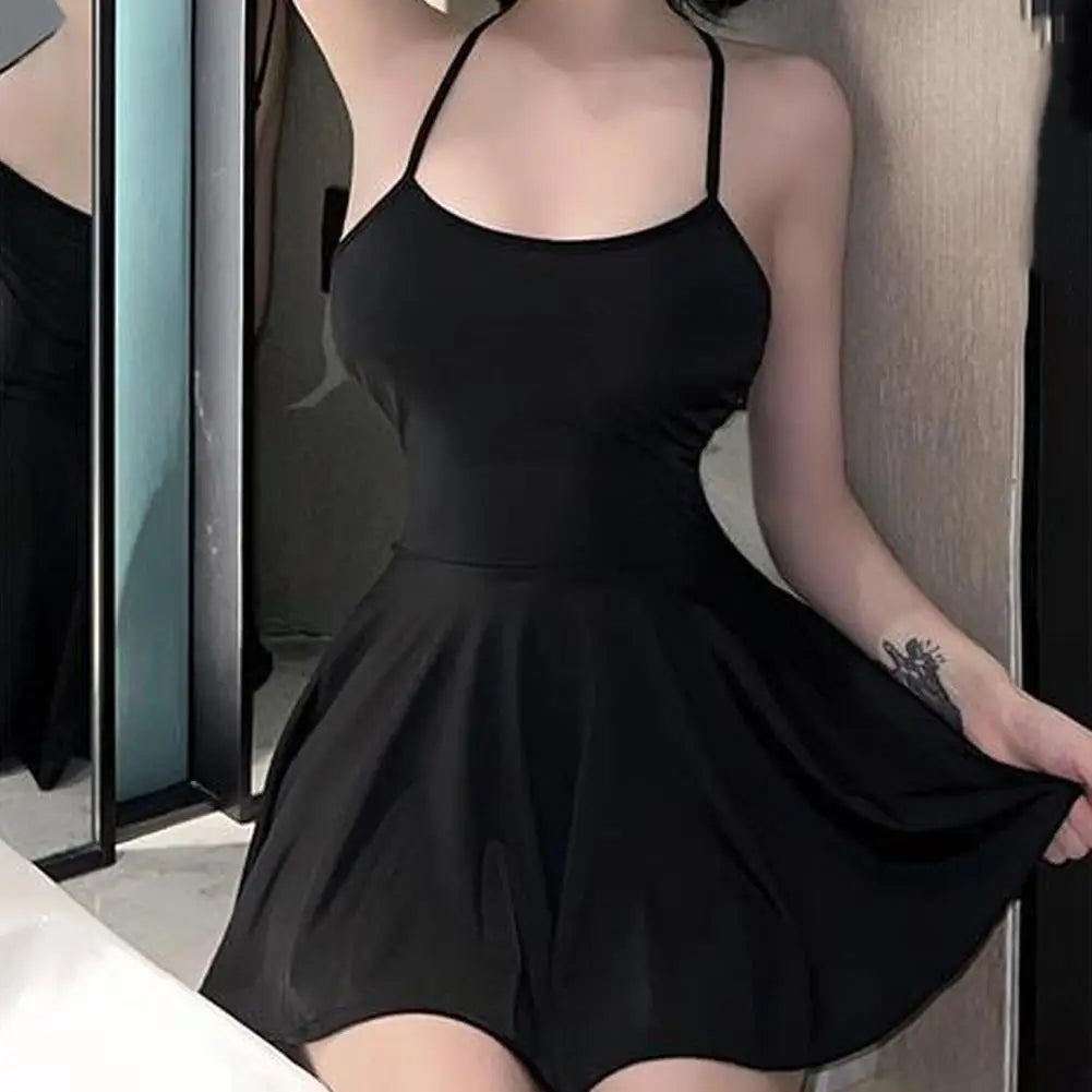 Allure Pleated Micro Mini Dress – Flirty Backless Nightdress & Clubwear