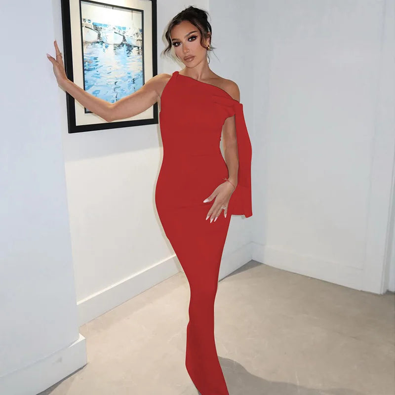 Product Title Hugcitar Solid O-Neck Sleeveless Patchwork Bodycon Maxi Dress - Sexy Summer Prom, Party & Y2K Festival Clubwear