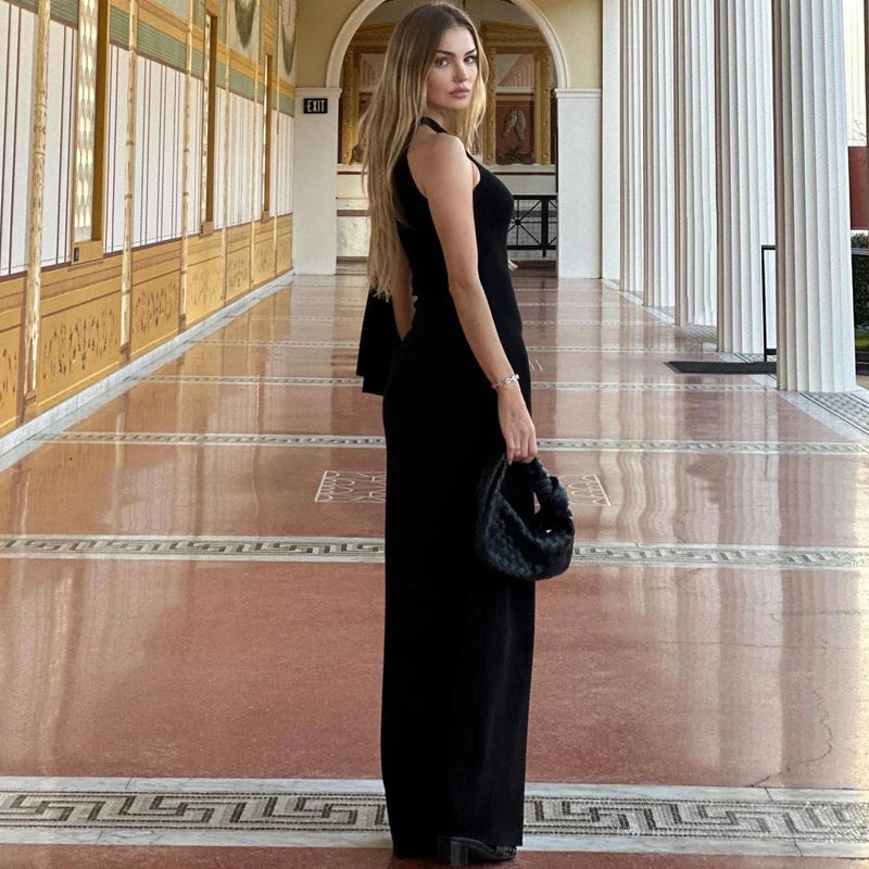 Product Title Hugcitar Solid O-Neck Sleeveless Patchwork Bodycon Maxi Dress - Sexy Summer Prom, Party & Y2K Festival Clubwear
