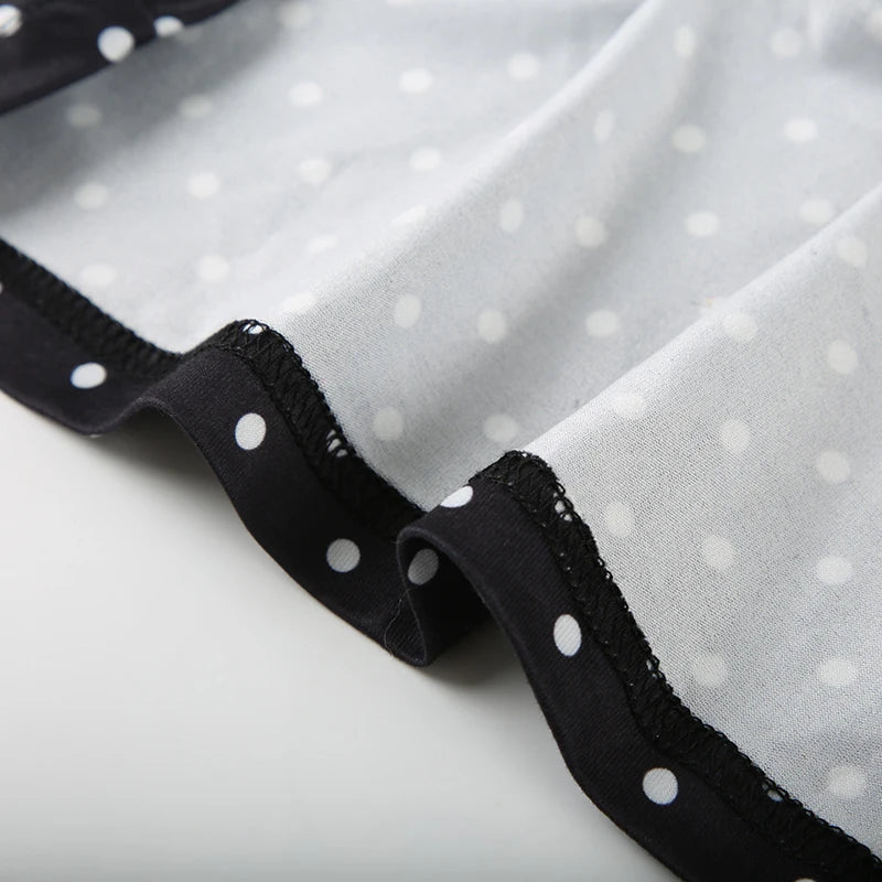 Women's Polka Dot Halter Mini Dress – Elegant Backless Summer Party Dress