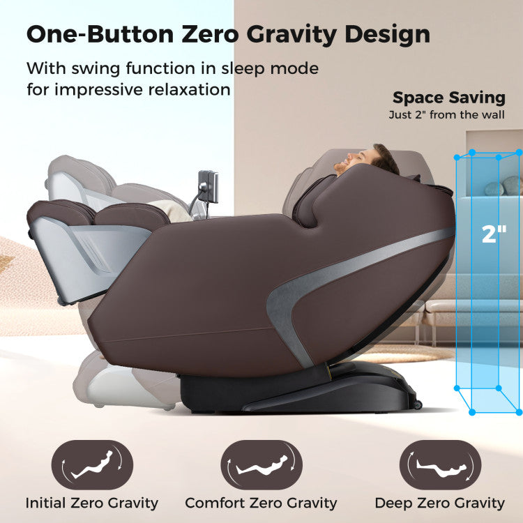 2025 Enjoyment 13 Pro - 4D SL-Track Full Body Massage Chair with Zero-Gravity Design
