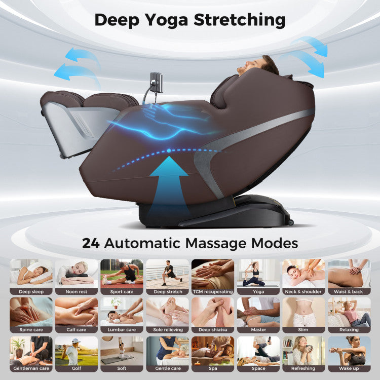 2025 Enjoyment 13 Pro - 4D SL-Track Full Body Massage Chair with Zero-Gravity Design