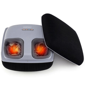 Shiatsu Foot Massager with 3-Level Deep Kneading and Air Compression
