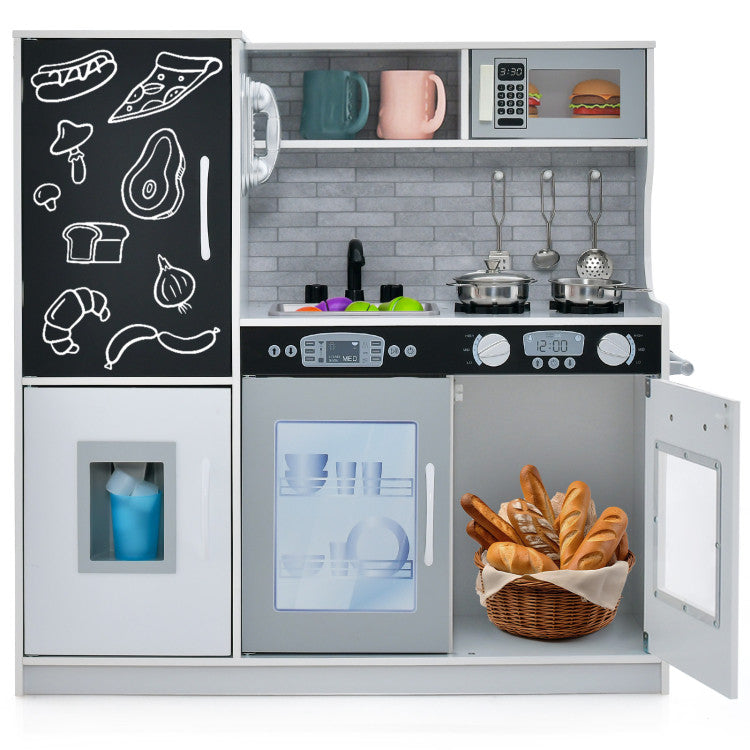 Toddler Pretend Play Kitchen for Boys and Girls 3-6 Years Old