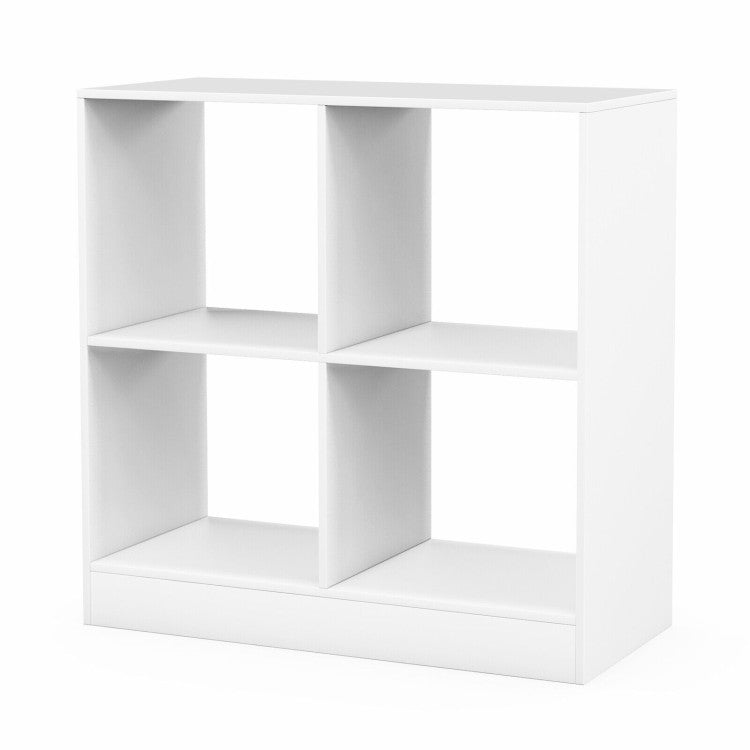 4-Cube Kids Bookcase Freestanding with Open Shelves