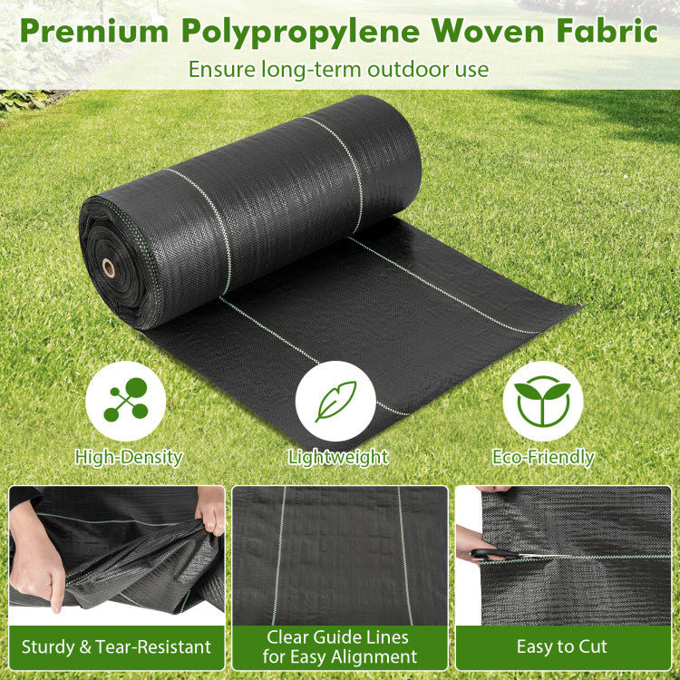 6.5 x 330/4 x 250/6 x 300 Feet Weed Barrier Landscape Fabric