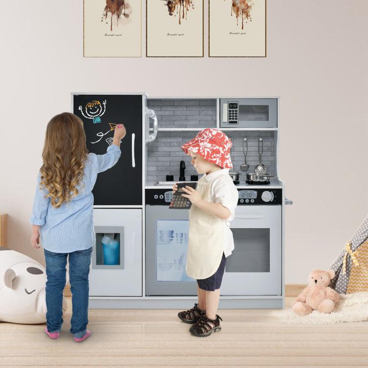 Toddler Pretend Play Kitchen for Boys and Girls 3-6 Years Old