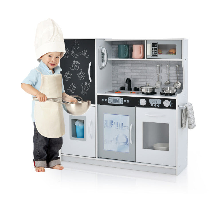 Toddler Pretend Play Kitchen for Boys and Girls 3-6 Years Old