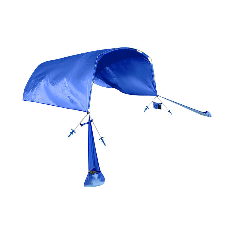 Wind Powered Beach Tent Portable Sun Shelter Canopy for Picnic