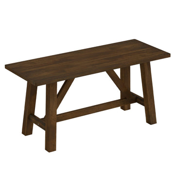 Wooden Entryway Bench Farmhouse Dining Bench with 400 LBS Weight Capacity