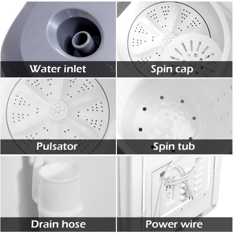 Portable Washing Machine for Dorms and Apartment