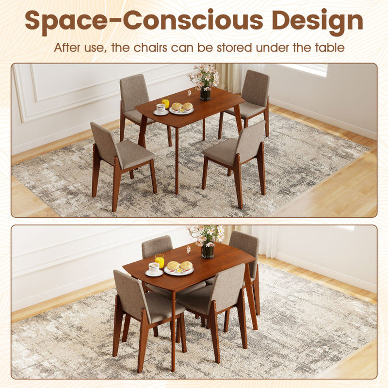 5-Piece Kitchen Table and Upholstered Chairs