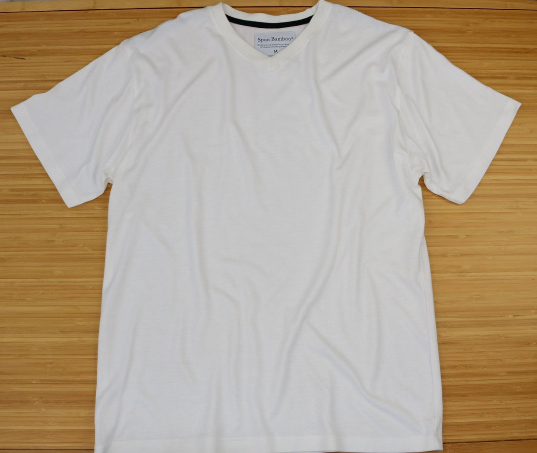 Clearance Men's Bamboo Viscose V-Neck T-Shirt