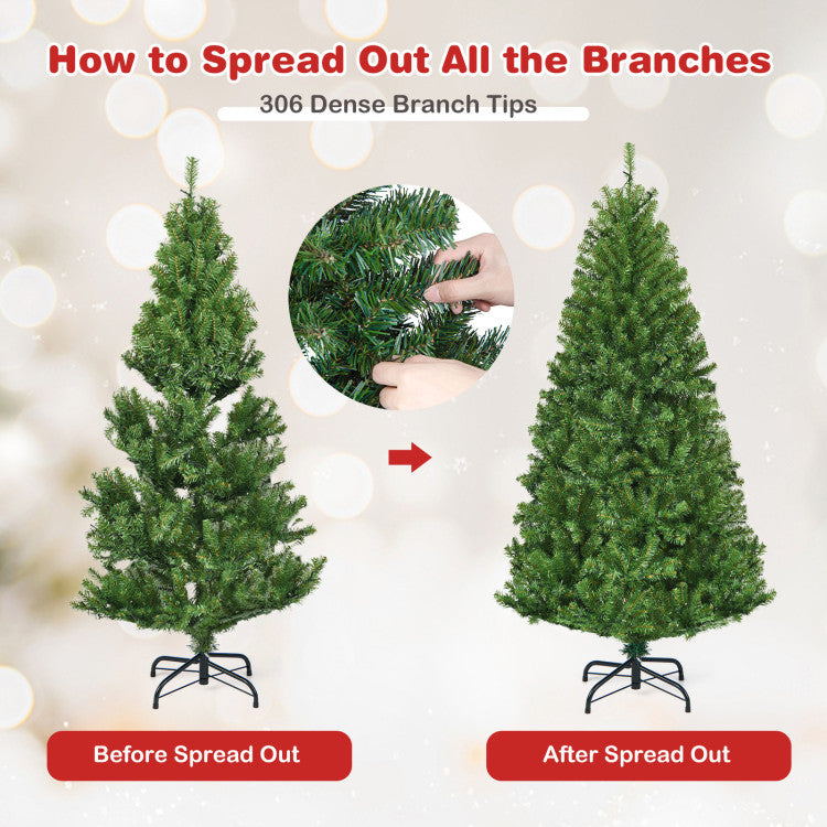 4/5/6/7/8/9 Feet Artificial Premium Hinged Christmas Tree