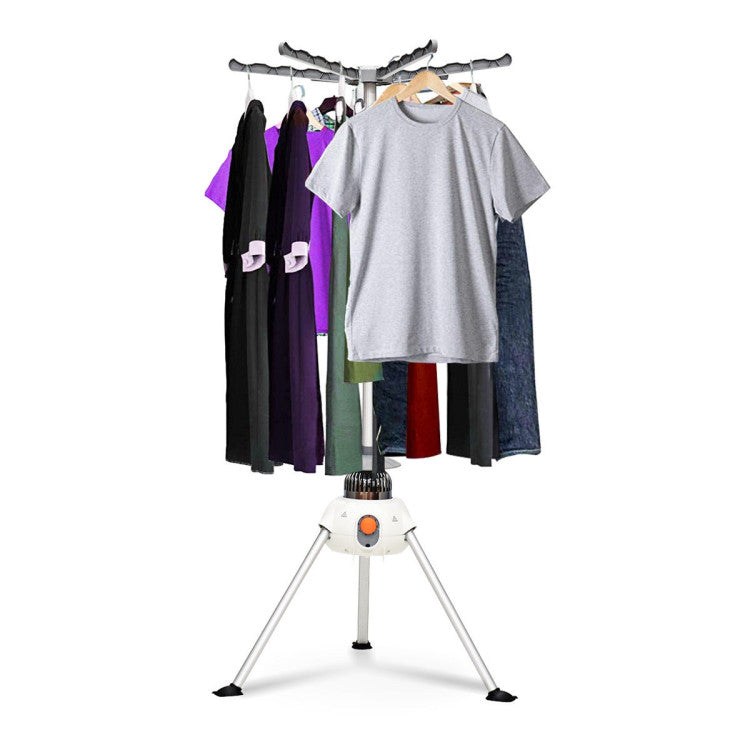 Portable Ventless Laundry Clothes Dryer Folding Drying Machine Heater