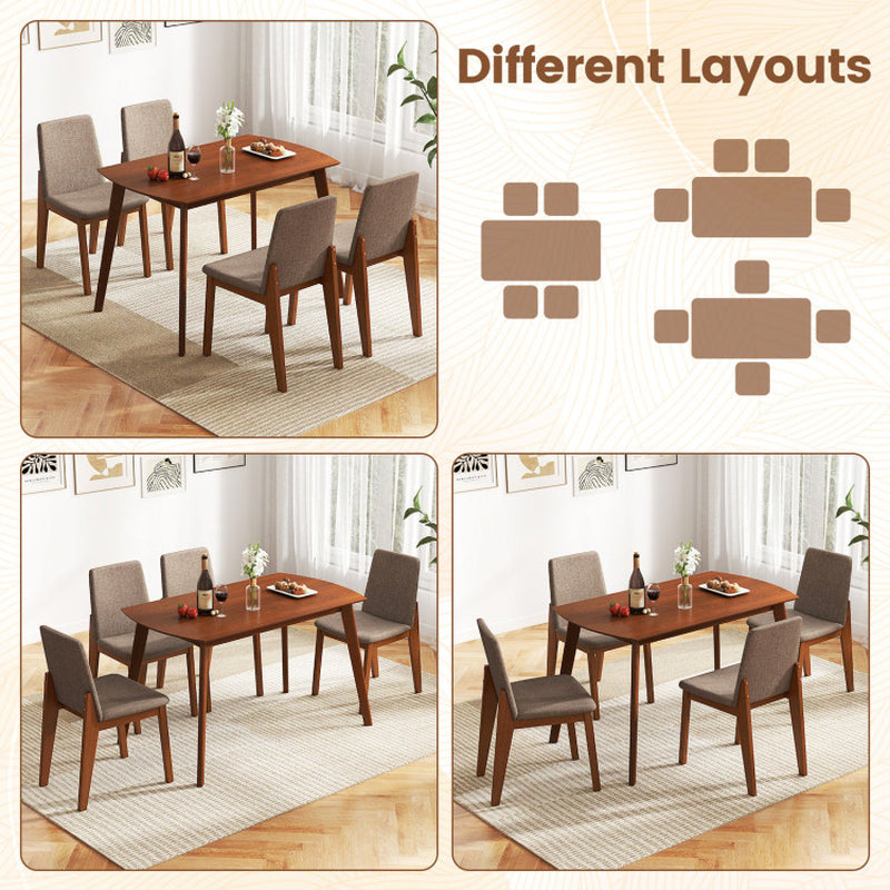5-Piece Kitchen Table and Upholstered Chairs