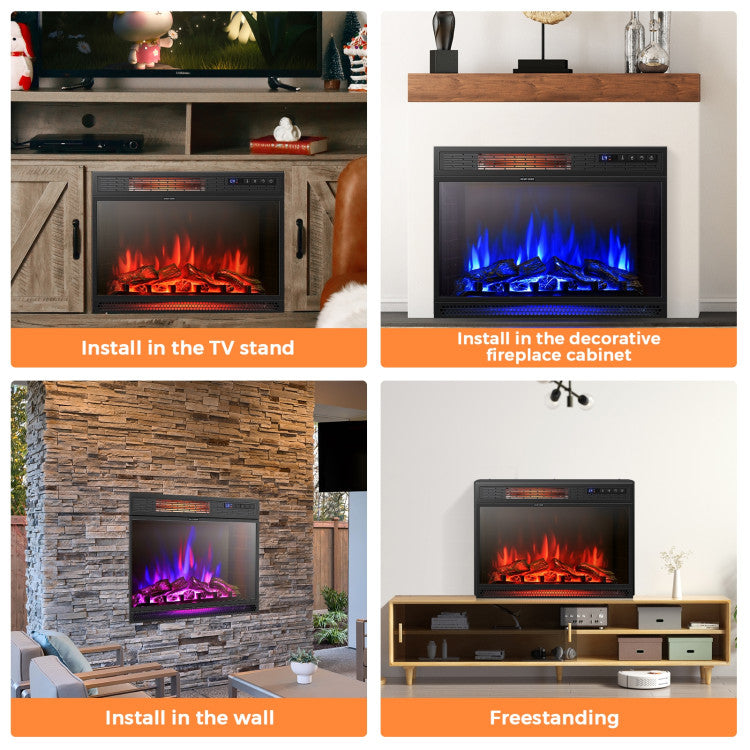 25 Inches Recessed Electric Heater