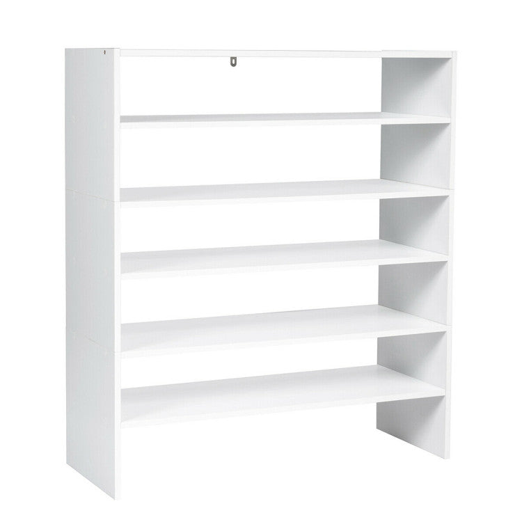 3-in-1 Wood Shoe Rack Ideal for Entryway and Hallway