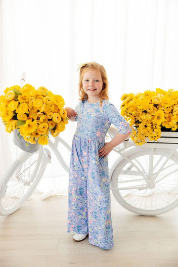 Petal Party Wide Leg Jumpsuit